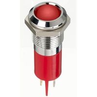 アールエスコンポーネンツ RS PRO 表示灯， 24V dc， 赤， 実装ホールサイズ:14mm 134-5546 1個（直送品）