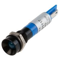 アールエスコンポーネンツ RS PRO 表示灯， 青， 実装ホールサイズ:8mm 211-421 1個（直送品）
