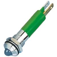 アールエスコンポーネンツ RS PRO 表示灯， 緑， 実装ホールサイズ:8mm 211-522 1個（直送品）