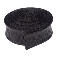 アールエスコンポーネンツ RS PRO ケーブルシールド 50mm 黒 PET 408-227 1袋(5m)（直送品）