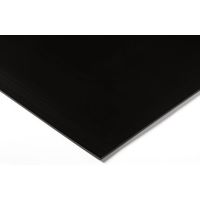 アールエスコンポーネンツ RS PRO プラスチックシート 黒， 1000mm x 500mm 4mm 408-3829 1セット(2個)（直送品）