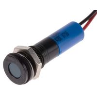 アールエスコンポーネンツ RS PRO 表示灯， 24V dc， 青， 実装ホールサイズ:8mm 700-2000 1個（直送品）