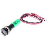 アールエスコンポーネンツ RS PRO 表示灯， 24V dc， 緑， 実装ホールサイズ:8mm 700-2003 1個（直送品）