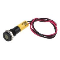 アールエスコンポーネンツ RS PRO 表示灯， 220V ac， 黄， 実装ホールサイズ:8mm 700-2025 1個（直送品）