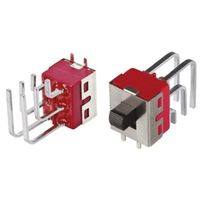 アールエスコンポーネンツ RS PRO スライドスイッチ 双極双投(DPDT) 5 A @ 28 V dc 734-7283 1個（直送品）