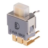 アールエスコンポーネンツ RS PRO スライドスイッチ 双極双投(DPDT) 400 mA @ 20 V 734-7356 1個（直送品）