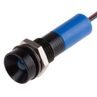 アールエスコンポーネンツ RS PRO 表示灯， 24V dc， 青， 実装ホールサイズ:8mm 723-9511 1個（直送品）