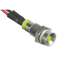 アールエスコンポーネンツ RS PRO 表示灯， 110V ac， 黄， 実装ホールサイズ:8mm 723-9573 1個（直送品）