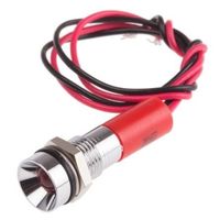 アールエスコンポーネンツ RS PRO 表示灯， 220V ac， 赤， 実装ホールサイズ:8mm 723-9589 1個（直送品）