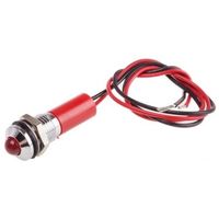 アールエスコンポーネンツ RS PRO 表示灯， 110V ac， 赤， 実装ホールサイズ:8mm 723-9609 1個（直送品）