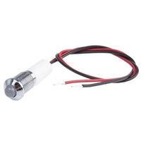 アールエスコンポーネンツ RS PRO 表示灯， 110V ac， 白， 実装ホールサイズ:8mm 723-9618 1個（直送品）