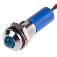 アールエスコンポーネンツ RS PRO 表示灯， 110V ac， 青， 実装ホールサイズ:8mm 723-9615 1個（直送品）