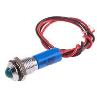 アールエスコンポーネンツ RS PRO 表示灯， 220V ac， 青， 実装ホールサイズ:8mm 723-9628 1個（直送品）