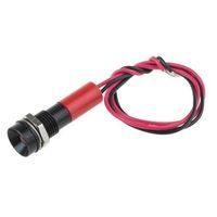 アールエスコンポーネンツ RS PRO 表示灯， 110V ac， 赤， 実装ホールサイズ:8mm 723-9630 1個（直送品）