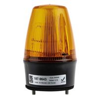 アールエスコンポーネンツ Xenon SP 10-100vDc/20-72vAc 2W Amber 187-9643 1個（直送品）