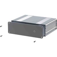 アールエスコンポーネンツ RS PRO， 陽極酸化アルミ， 80 x 169.8 53.8mm 銀 195-1548 1個（直送品）