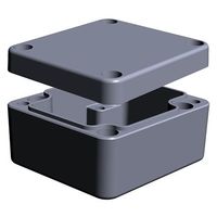 アールエスコンポーネンツ RS PRO， アルミニウム， 高さ:34 mm， 奥行き:58 mm 122-8917 1個（直送品）