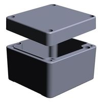 アールエスコンポーネンツ RS PRO， アルミニウム， 高さ:57 mm， 奥行き:75 mm 122-8919 1個（直送品）