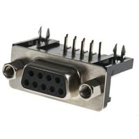 アールエスコンポーネンツ RS PRO Dーsubコネクタ， 9極， メス， スルーホール 544-3957 1個（直送品）