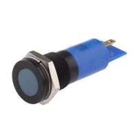 アールエスコンポーネンツ RS PRO 表示灯， 24V dc， 青， 実装ホールサイズ:14mm 703-8897 1個（直送品）