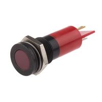アールエスコンポーネンツ RS PRO 表示灯， 220V ac， 赤， 実装ホールサイズ:14mm 703-8901 1個（直送品）