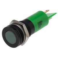 アールエスコンポーネンツ RS PRO 表示灯， 220V ac， 緑， 実装ホールサイズ:14mm 703-8904 1個（直送品）