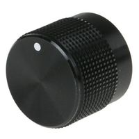 アールエスコンポーネンツ RS PRO ノブ 6mm 直径:20mm 丸型 777-7300 1個（直送品）