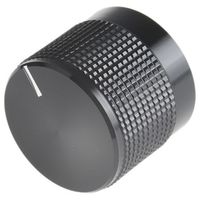 アールエスコンポーネンツ RS PRO ノブ 6mm 直径:20mm 丸型 777-7319 1個（直送品）