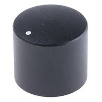 アールエスコンポーネンツ RS PRO ノブ 6mm 直径:19.8mm スプライン 777-7328 1個（直送品）