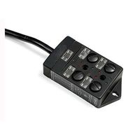 アールエスコンポーネンツ センサ / アクチュエータボックス RS PRO 4 ポート 極 M12 ソケット 208-0603 1個（直送品）