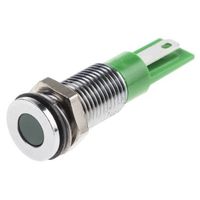 アールエスコンポーネンツ RS PRO 表示灯， 24V dc， 緑， 実装ホールサイズ:8mm 913-8716 1個（直送品）