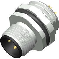 アールエスコンポーネンツ RS PRO 丸型コネクタ， 5極， M12， パネルマウント 208-0593 1個（直送品）