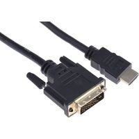 RS PRO HDMIケーブル HDMI ー DVI-D A:オス コネクタ B:オス
