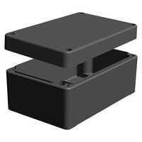 アールエスコンポーネンツ RS PRO， アルミニウム， 高さ:57 mm， 奥行き:125 mm 122-8931 1個（直送品）