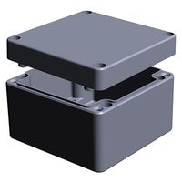 アールエスコンポーネンツ RS PRO， アルミニウム， 高さ:81 mm， 奥行き:122 mm 122-8935 1個（直送品）