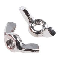 アールエスコンポーネンツ 蝶ナット RS PRO M4 ステンレス 248-4315 1箱(50個)（直送品）