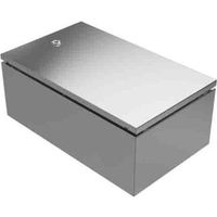 アールエスコンポーネンツ RS PRO 汎用ボックス， 304ステンレススチール， 高さ:300 mm 213-4090 1個（直送品）