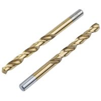 ツイストドリルビット RS PRO 133 mm HSSーTiN 直径10mm プレーン シャンクサイズ10mm 213-499（直送品）