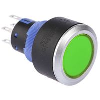 アールエスコンポーネンツ RS PRO 押しボタンスイッチ， モーメンタリ， パネルマウント， 双極双投(DPDT) 175-8921 1個（直送品）