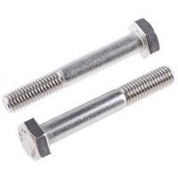 アールエスコンポーネンツ 六角ボルト RS PRO M10 x 70mm ステンレス 508-1048 1袋(25個)（直送品）