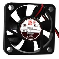 アールエスコンポーネンツ RS PRO 軸流ファン 電源電圧:12 V dc DC 40 x 10mm 668-8808 1個（直送品）