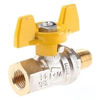 アールエスコンポーネンツ 高圧ボール弁 RS PRO 真鍮 733-5296 1個（直送品）