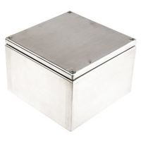 RS PRO ターミナルボックス， ステンレス鋼， 未塗装， 175 x 120mm IP66 758-7059 1個（直送品）