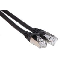 アールエスコンポーネンツ Cat6aケーブル・アセンブリ RS PRO 黒 S/FTP 778-5171 1個（直送品）