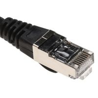 アールエスコンポーネンツ Cat6aケーブル・アセンブリ RS PRO 黒 S/FTP 778-5174 1個（直送品）