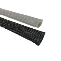 アールエスコンポーネンツ RS PRO ケーブルシールド 10mm 黒 PET 179-7013 1リール(15m)（直送品）