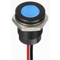 アールエスコンポーネンツ RS PRO 表示灯， 24V dc， 青， 実装ホールサイズ:14mm 130-2300 1個（直送品）
