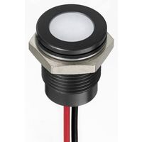 アールエスコンポーネンツ RS PRO 表示灯， 24V dc， 白， 実装ホールサイズ:14mm 130-2301 1個（直送品）