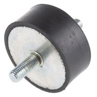 アールエスコンポーネンツ RS PRO 防振マウント，高さ:25mm オスーオス 162-3236 1個（直送品）