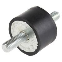 アールエスコンポーネンツ RS PRO 防振マウント，高さ:25mm オスーオス 162-3240 1袋(8個)（直送品）